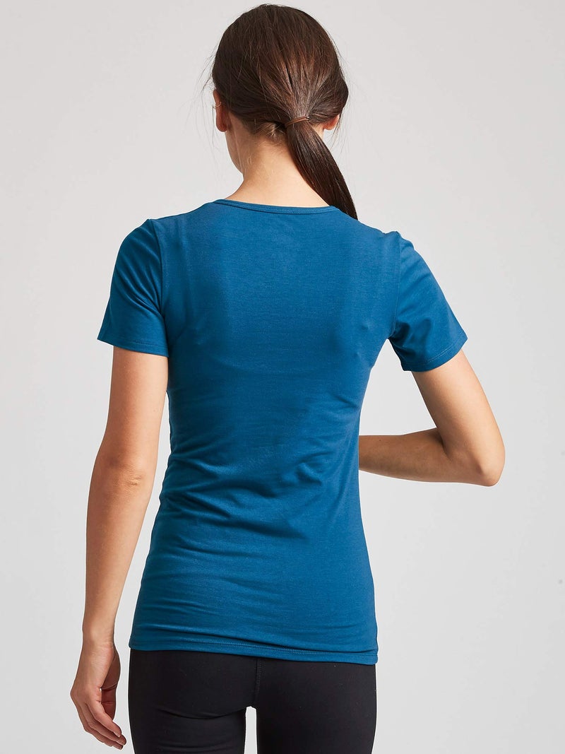 Kalon Women's 4-Pack Crewneck T-Shirt Base Layer (Large, Winter) - Image 5